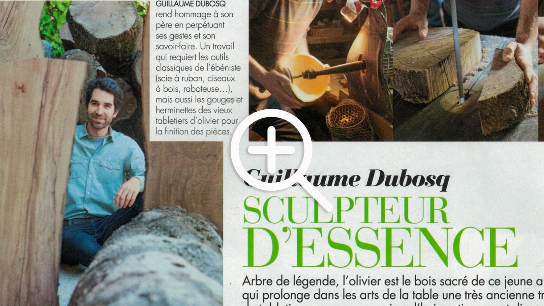 Article sur Guillaume Dubosq Livre Byblos Restaurant